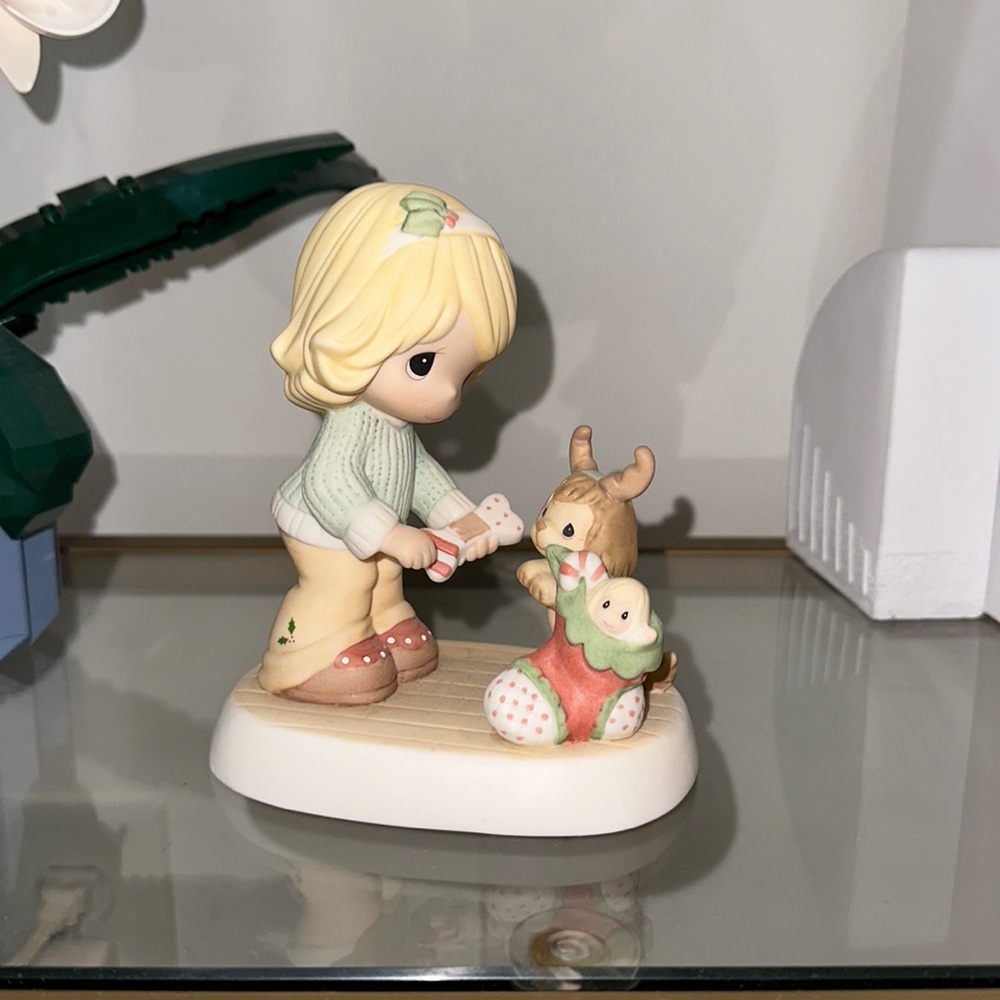 Take delight in Christmas Precious Moments collectible